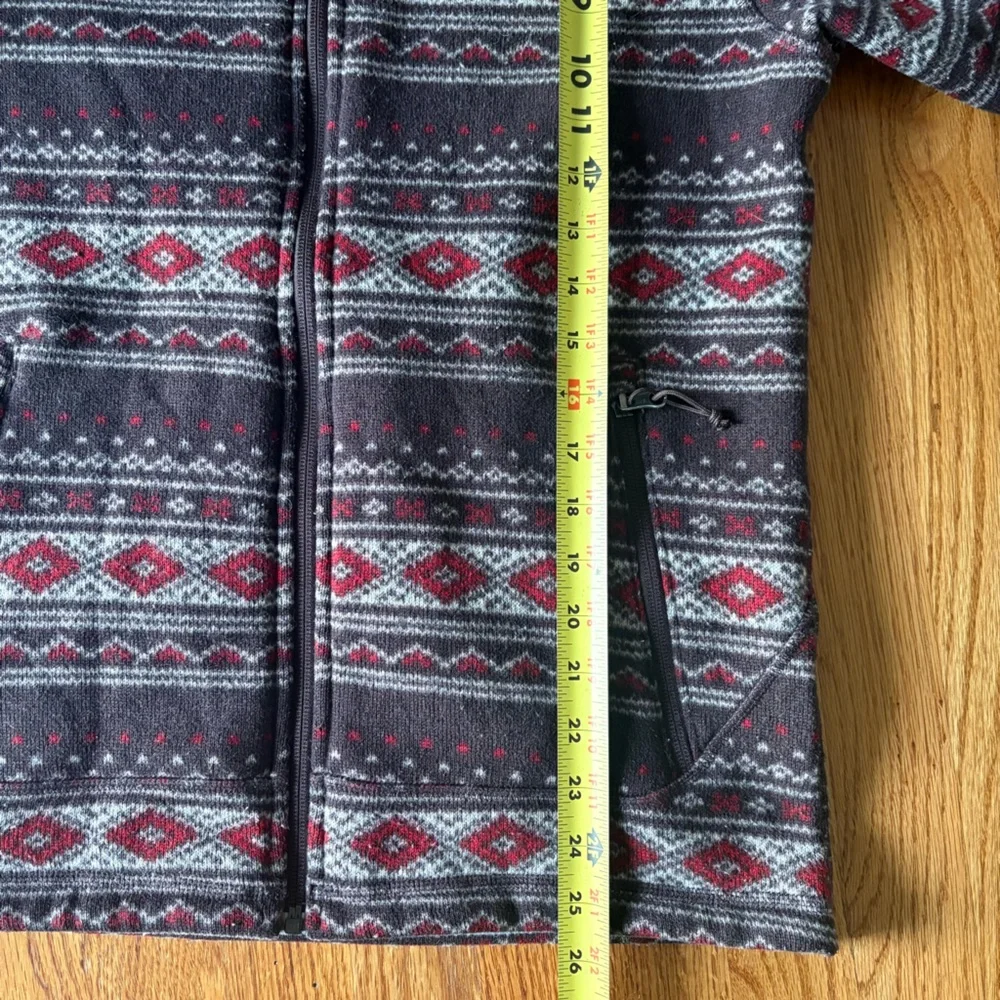 North Face Men’s Full Zip Sherpa Fleece Jacket on Aztec Fair Isle
